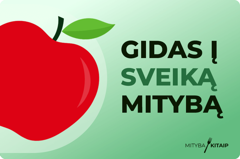 Straipsnio apie sveiką mitybą viršelis.